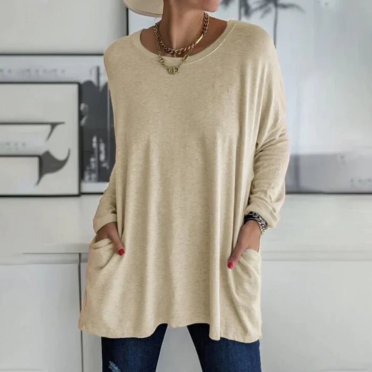 Casual Oversized Round Neck Sweater