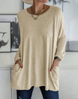 Casual Oversized Round Neck Sweater
