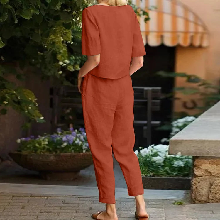 Effortless Grace Women Two-Piece Set