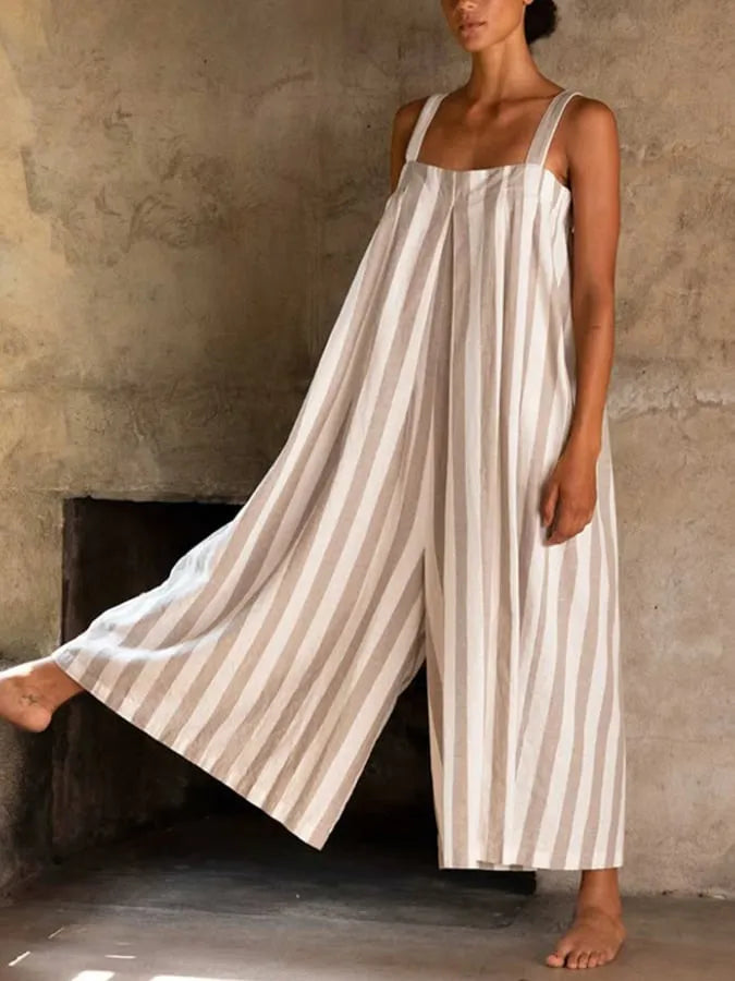 Women'S Casual Striped Dress