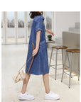 Chic Women's Relaxed Denim Dress