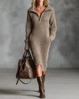 Stylish Pocket Sweater Dress