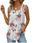Square Neck Sleeveless T-Shirt