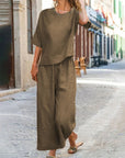 Casual Loose Suit Two Piece Set