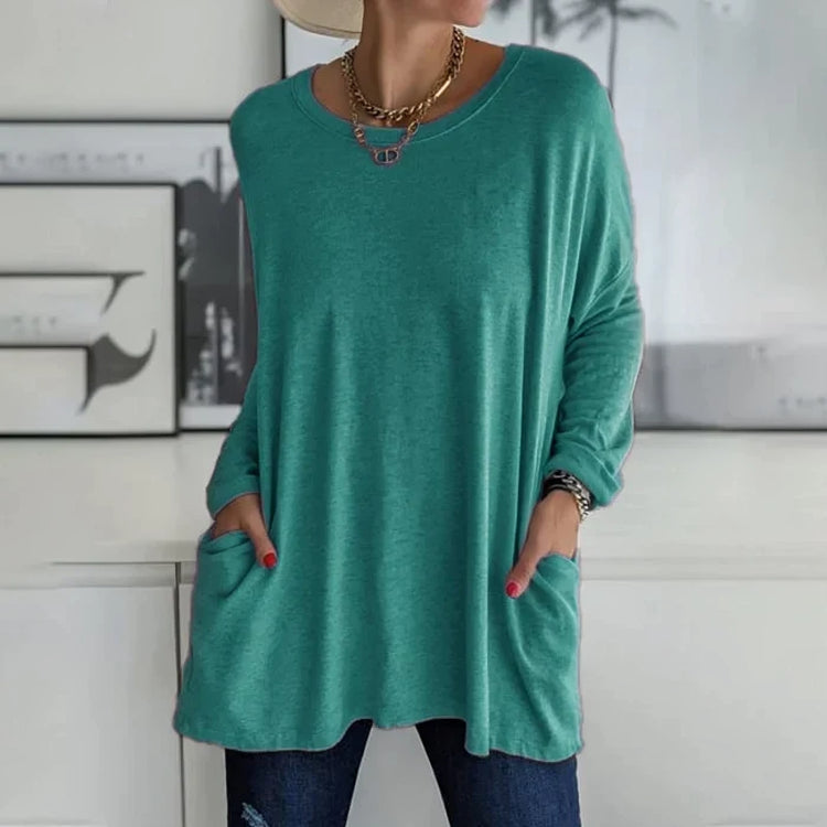 Casual Oversized Round Neck Sweater