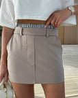 Modern Two-Piece Blazer and Shorts Outfit