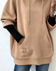 Loose Casual Hooded Sweatshirt