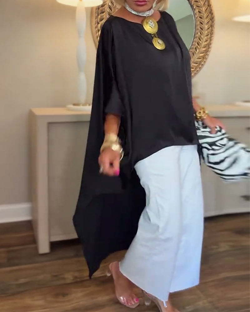 Chic Cascade Longline Top