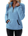 Harper Soft Touch Pullover with Sherpa Texture