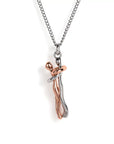 Hug Necklace with Symbolic Embrace Design