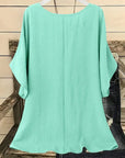 Breezy Casual Cotton Loose Blouse