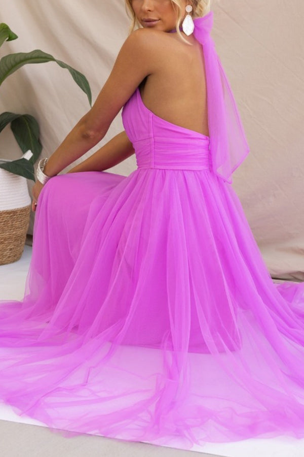 Tulle Dress With Ruffles and Flair