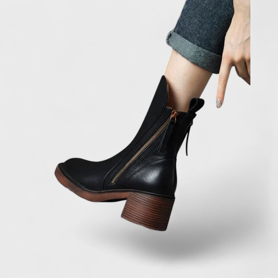 Genuine Leather Ankle Boots