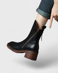 Genuine Leather Ankle Boots