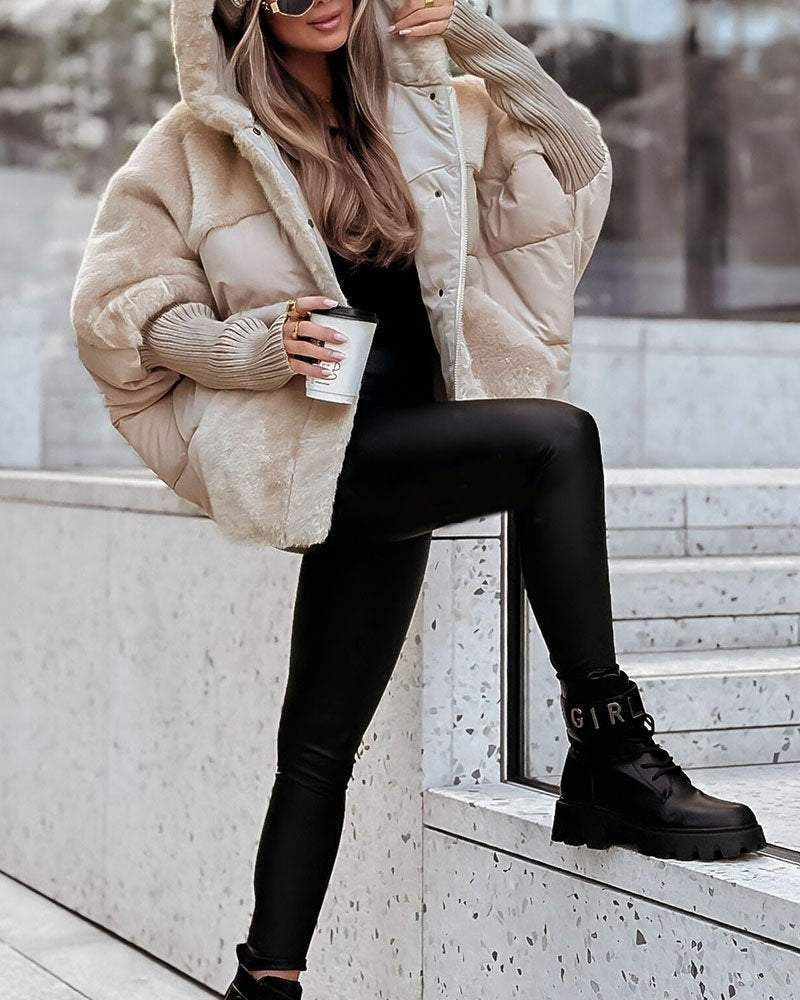 Insulated Thermal Jacket with Hood