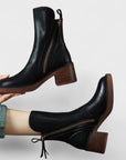 Genuine Leather Ankle Boots