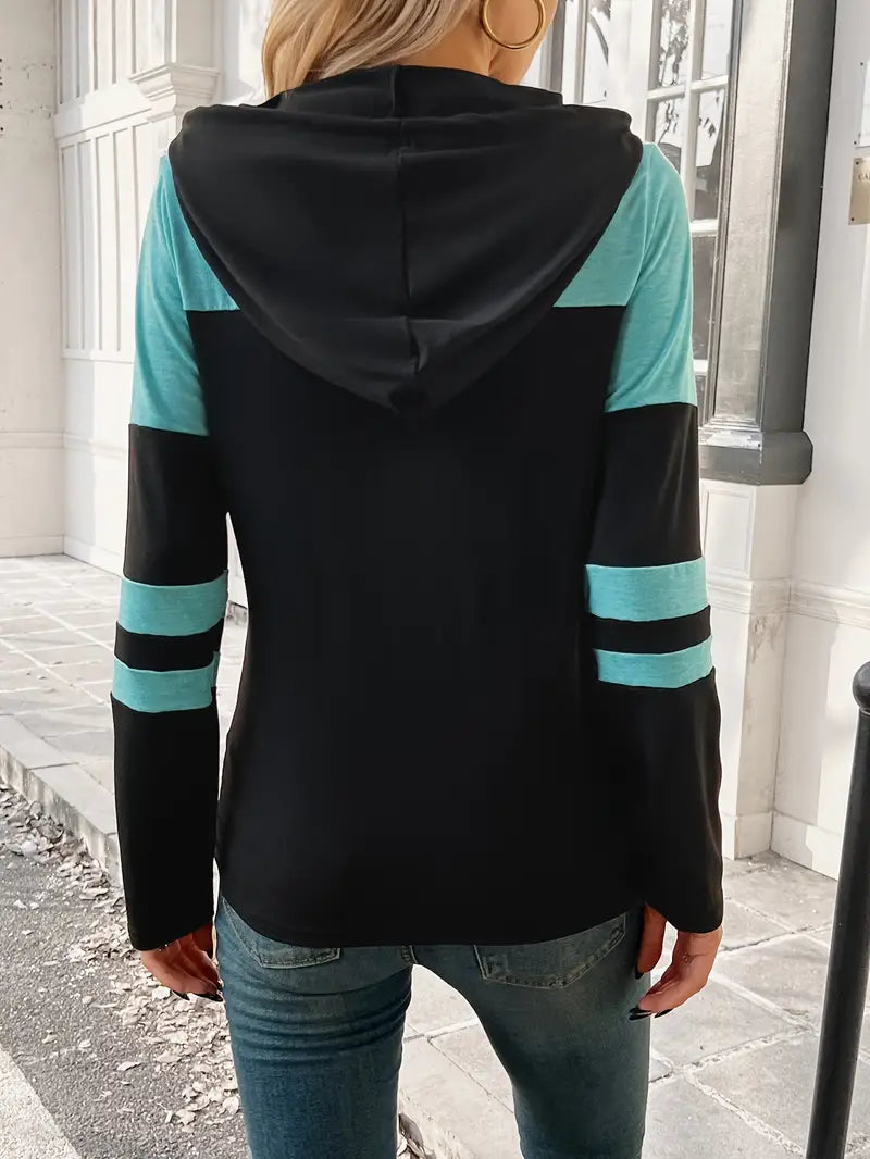 Elegant Casual Long Sleeve Hoodie
