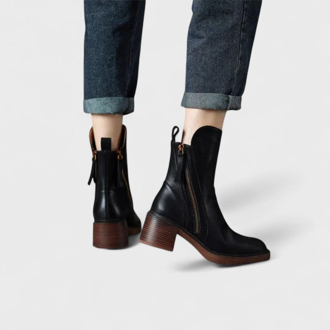 Genuine Leather Ankle Boots