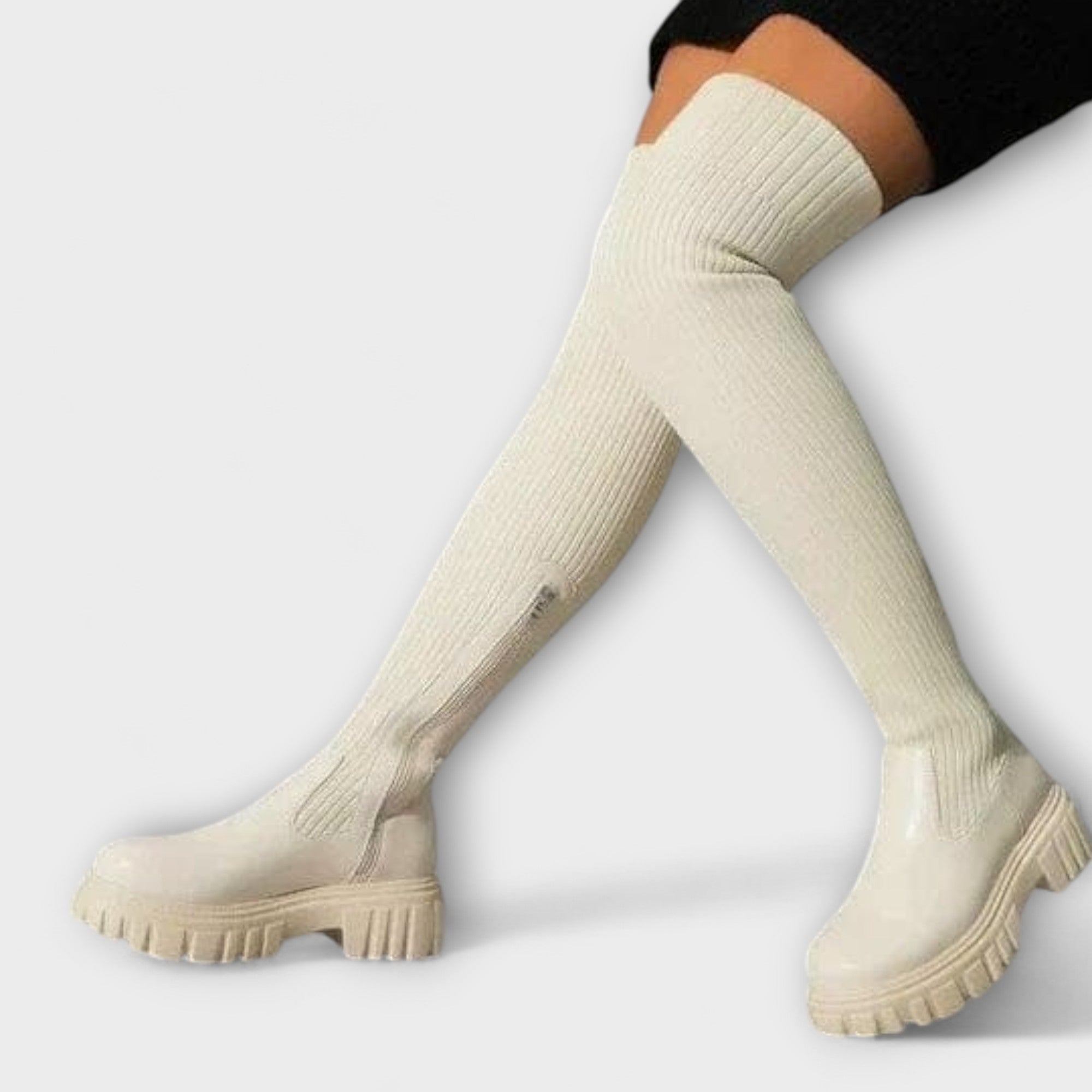 Overknee Boots with Chunky Sole