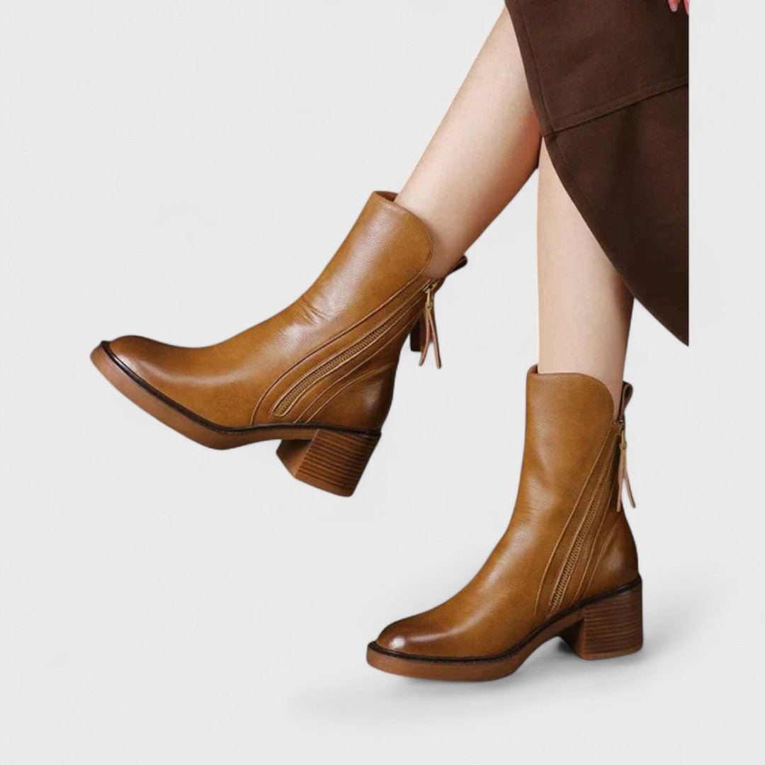 Genuine Leather Ankle Boots