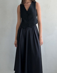 Women's High-Waisted Stylish Flowing Skirt