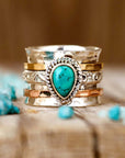 Bohemian Vintage Turquoise Ring