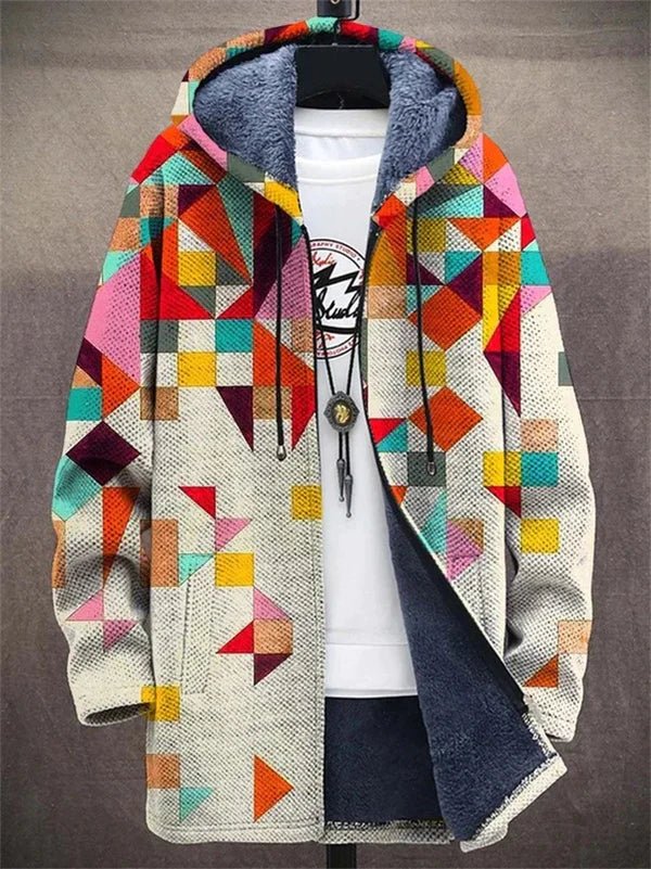 Boho Art Style Drape Jacket