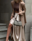 Women's High-Waisted Stylish Flowing Skirt