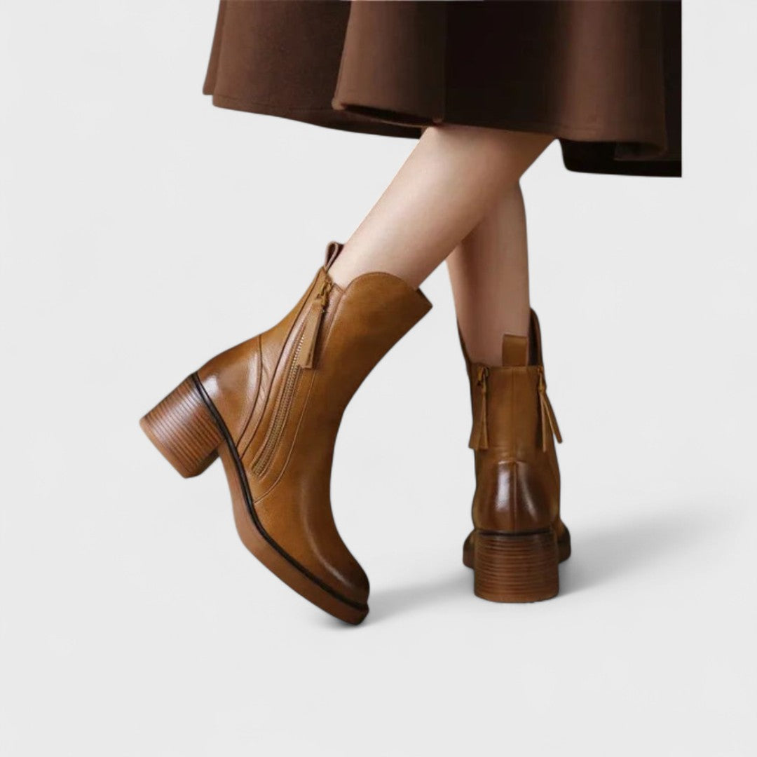 Genuine Leather Ankle Boots