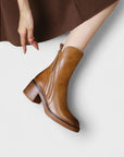 Genuine Leather Ankle Boots