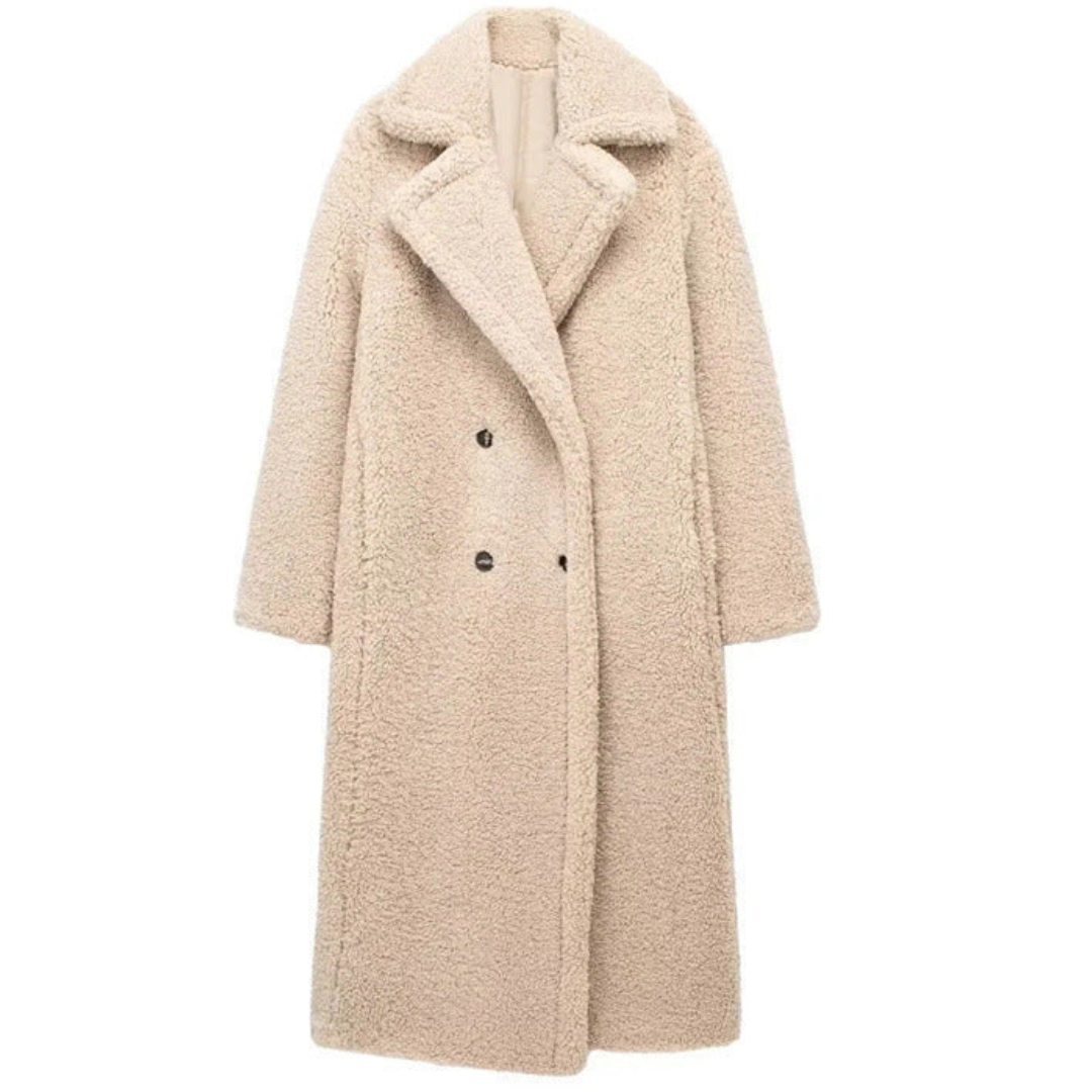 Women's Long Winter Warm Trench Coat