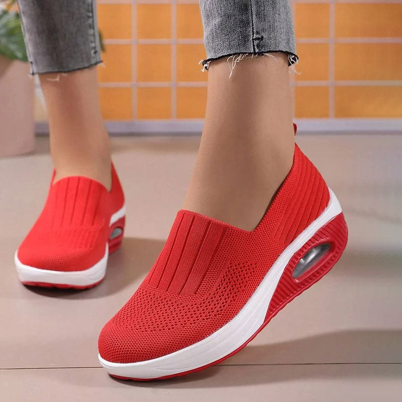 Comfy Air Breathable Slip-On Sneakers for Women