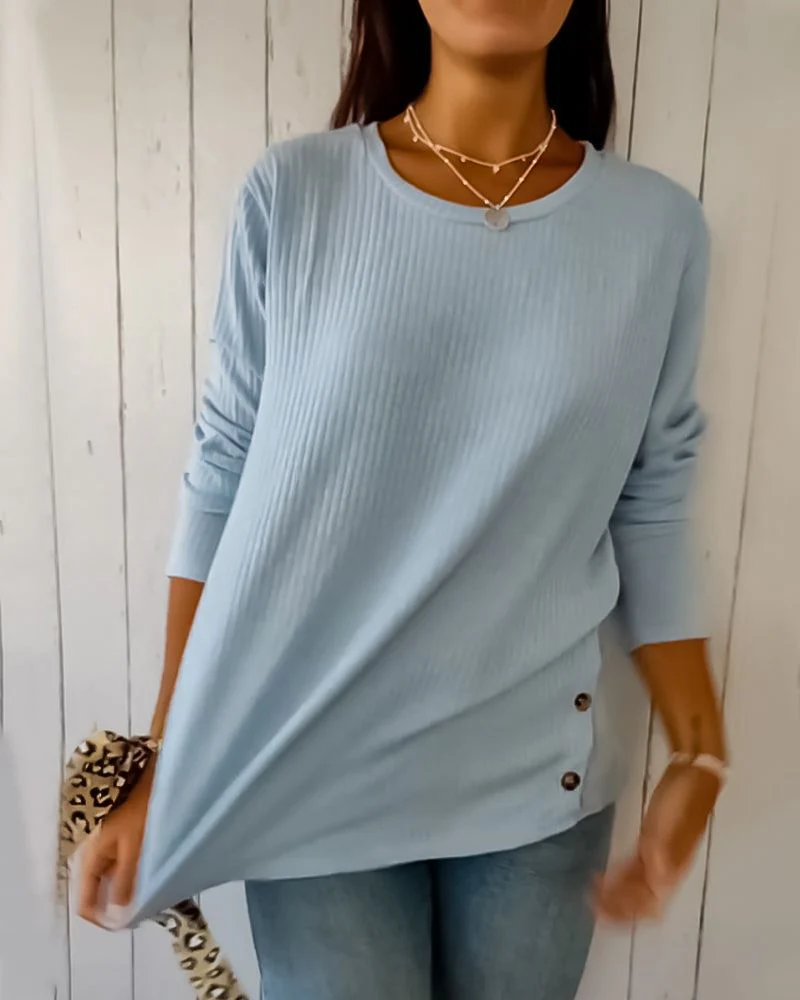 Breathable Basic Crewneck Tee Shirt