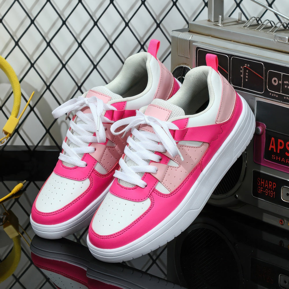 Ergonomic Women's Sneakers With Laces