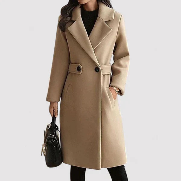 Classy Long Trench Coat with Belt