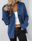 Women's Knitted Warm Button Down Cardigan