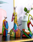 Abstract Colorful Female Statues