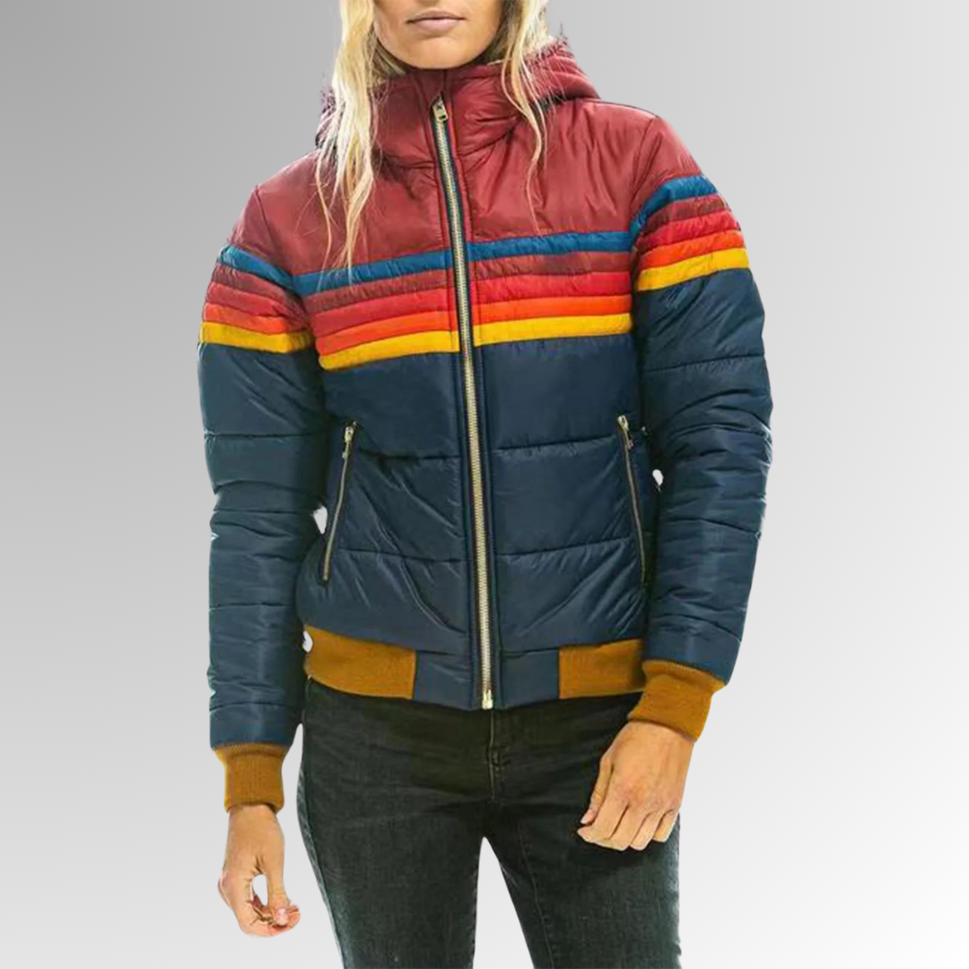Mid-Length Puffer Jacket for Winter