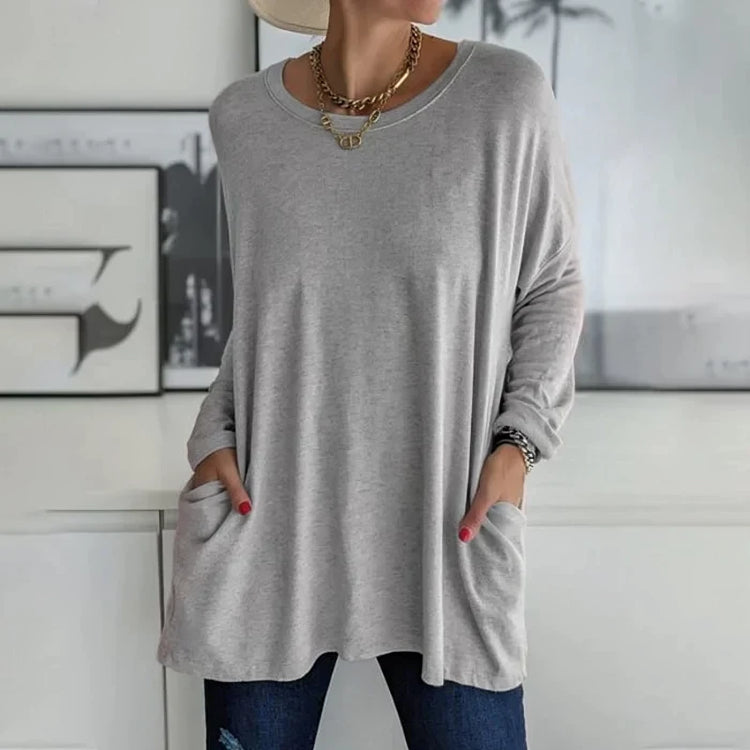 Casual Oversized Round Neck Sweater
