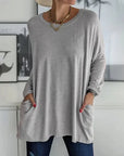 Casual Oversized Round Neck Sweater