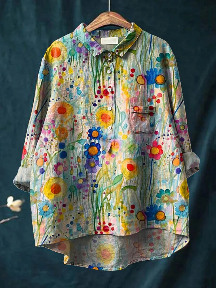 Peace Art Shirt with Hippie Vibe