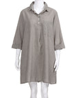 Sleeve Blouse Collar Dress