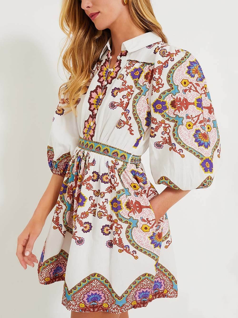 Pocket Shirt Mini Dress