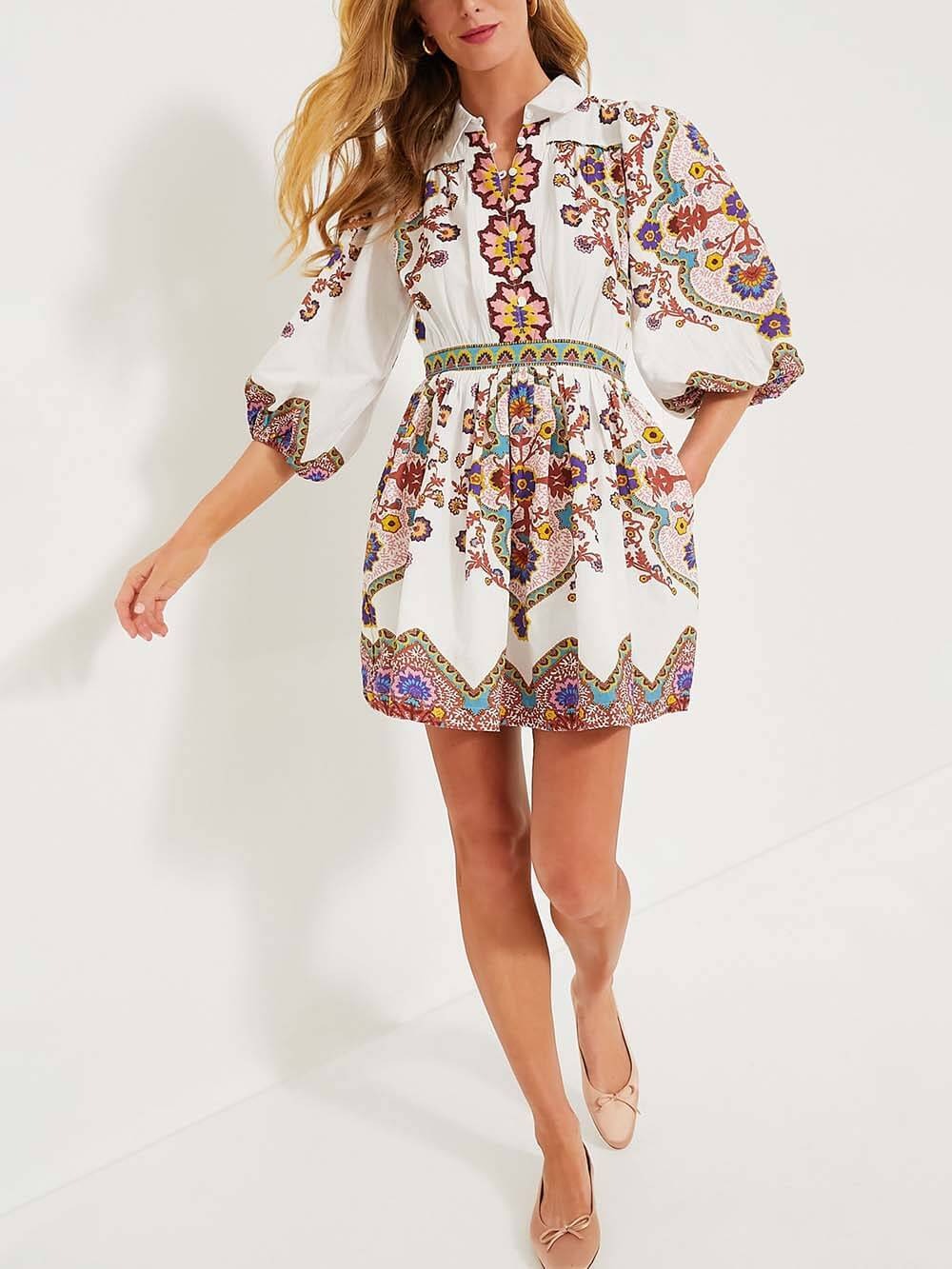 Pocket Shirt Mini Dress