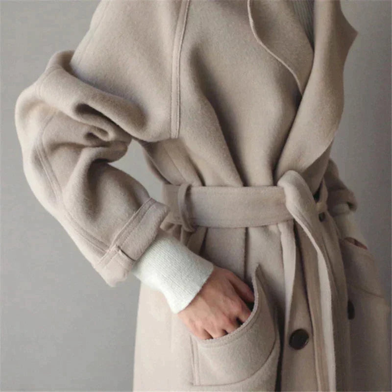 Elegant Wool Coat for Women