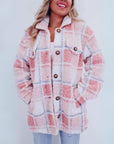 Cozy Checkered Polar Fleece Jacket