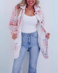 Cozy Checkered Polar Fleece Jacket