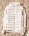 Waterproof Vest with White Duck Down