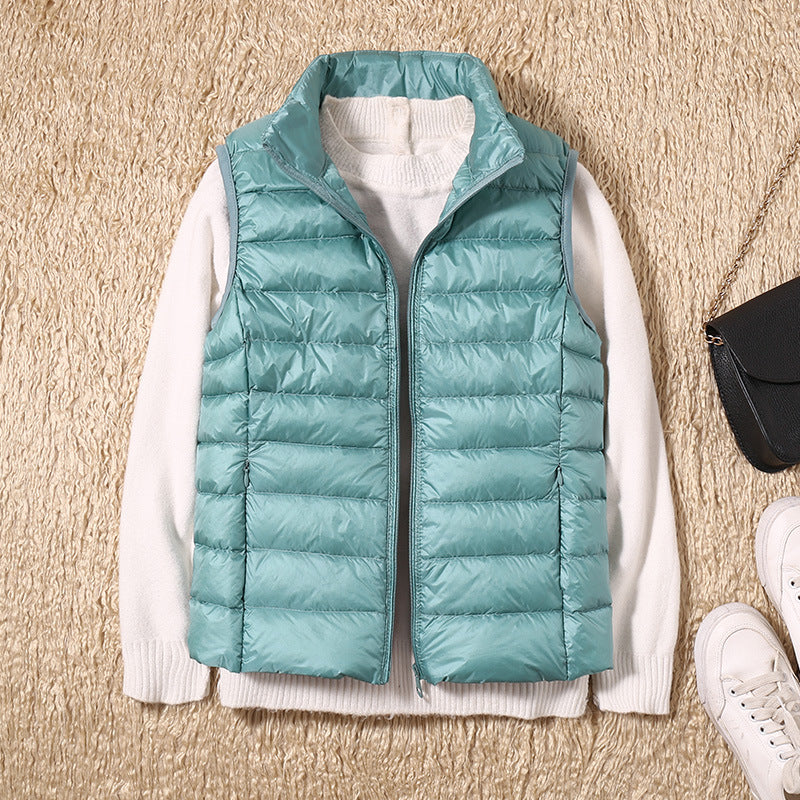 Waterproof Vest with White Duck Down