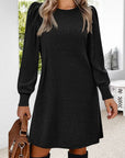 Winter Round Neck Loose Dresses